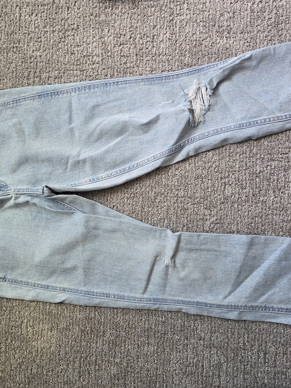 GAP Light Blue Distressed Boyfriend Jeans
